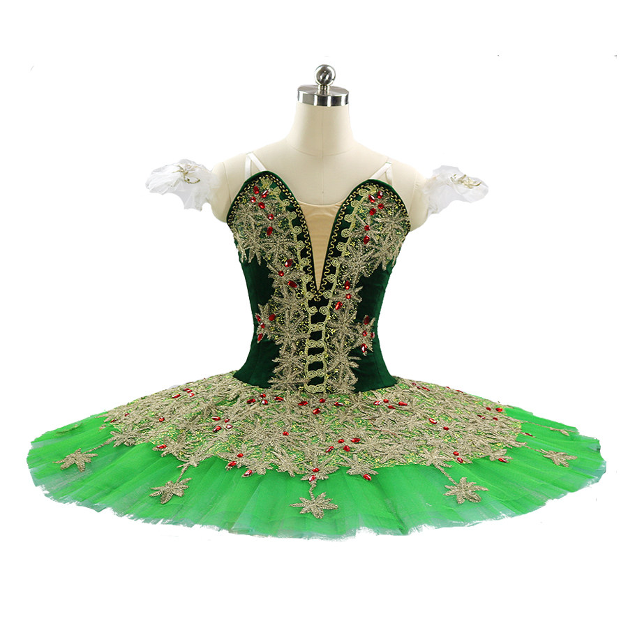 红色成人芭蕾舞纱裙舞蹈演出服蓬蓬裙tutu裙女士芭蕾舞台比赛服装