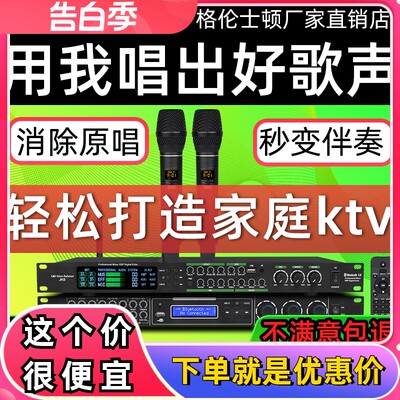 消除原唱无线话筒KTV前级效果器