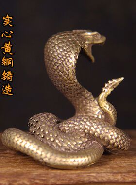 景超富康仿古实心全黄铜办公桌面小摆件大黄狗古铜茶宠饰品工艺品