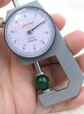 腾亚耀星*珍珠测量仪器珠宝测厚仪尺卡器游标卡尺0-20mm平头测圆