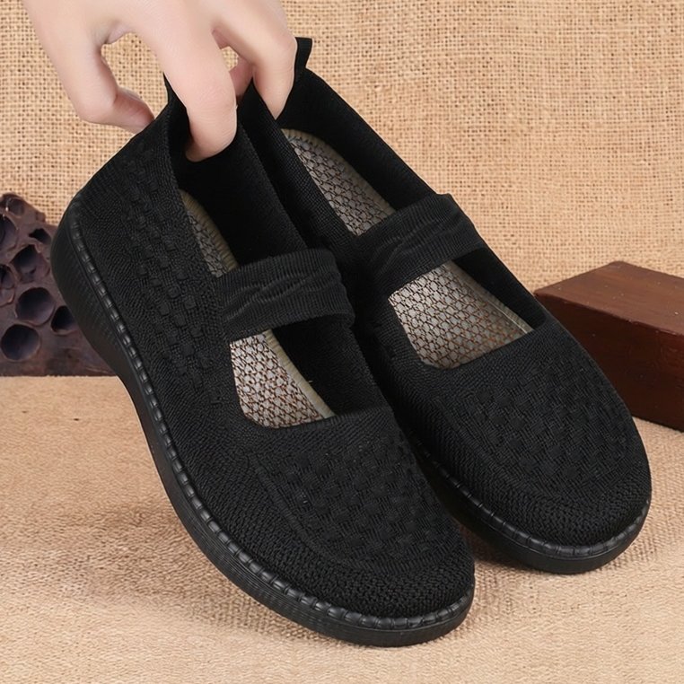 老北京布鞋女休闲一脚蹬居家豆豆鞋中老年妈妈鞋软底防滑平底单鞋,女鞋,乐福鞋（豆豆鞋）,淘宝优惠券,粉丝福利购,淘宝优惠卷