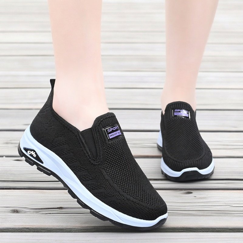 老北京布鞋女中老年一脚蹬网面老太太鞋透气轻便舒适妈妈鞋休闲鞋,女鞋,健步鞋,淘宝优惠券,粉丝福利购,淘宝优惠卷