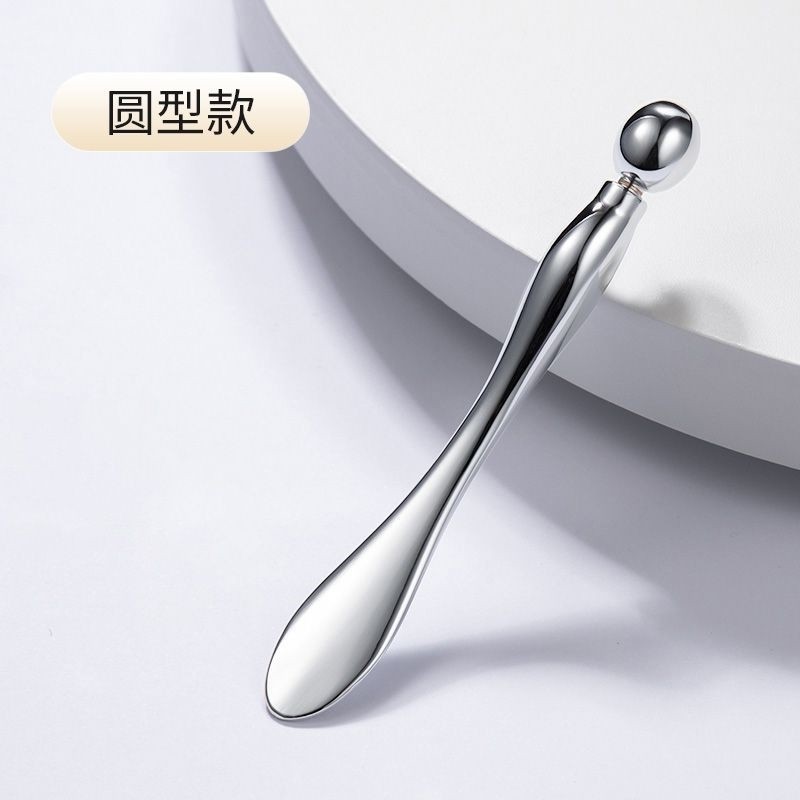 眼睛按摩棒眼霜眼部面部提拉紧致美容工具面霜精华导入滚珠涂
