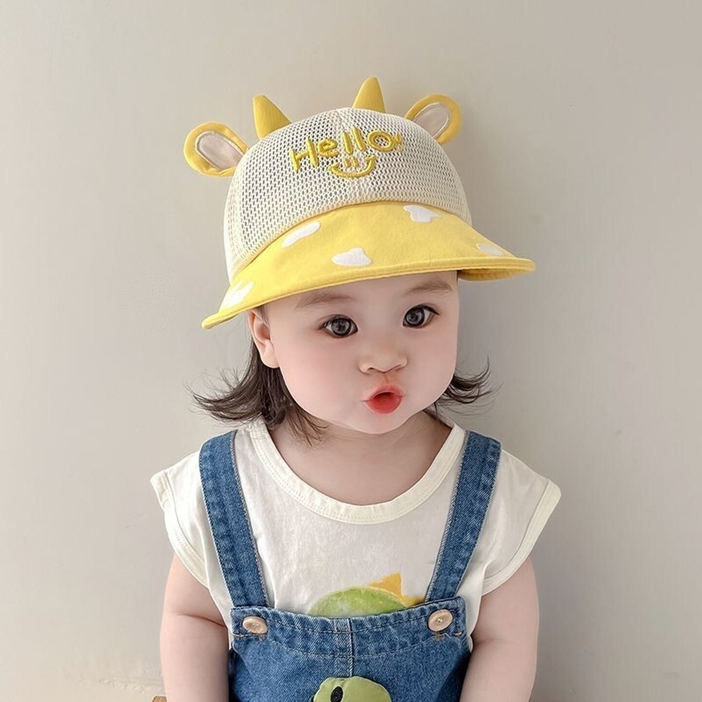 婴儿遮阳帽子夏季薄款男童女童全网鸭舌帽小童宝宝防晒透气棒球帽