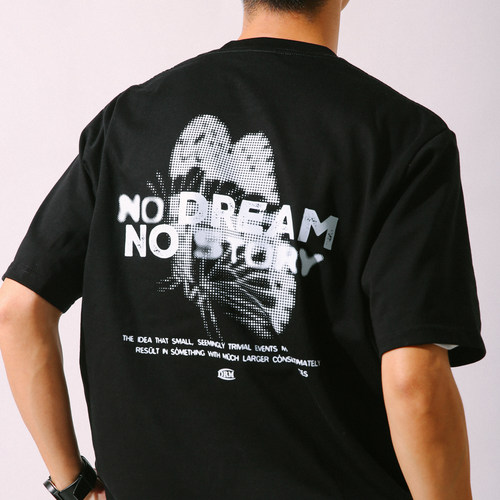DAKYAM(达人) 2024 SS No Dream No Story 蝴蝶效应剪影短袖TEE恤
