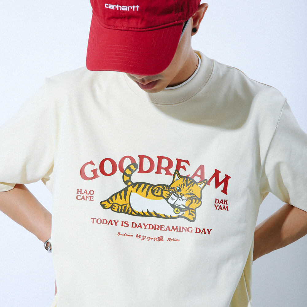 DAKYAM(达人)2024S/S Goodream Kafeteen好梦咖啡厅联名活动TEE恤