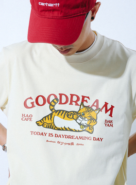 DAKYAM(达人)2024S/S Goodream Kafeteen好梦咖啡厅联名活动TEE恤