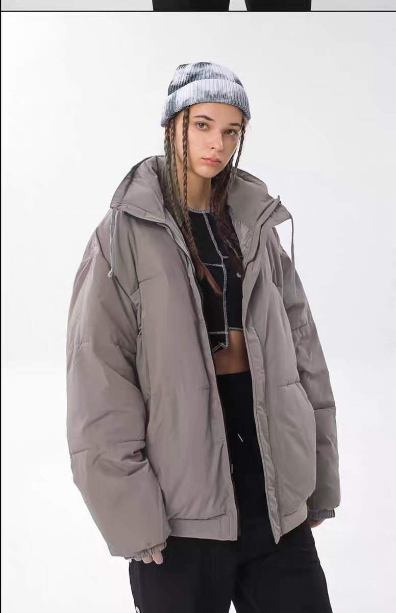 STN 美式面包服棉衣情侣加厚棉服外套男女冬季潮牌棉袄oversize