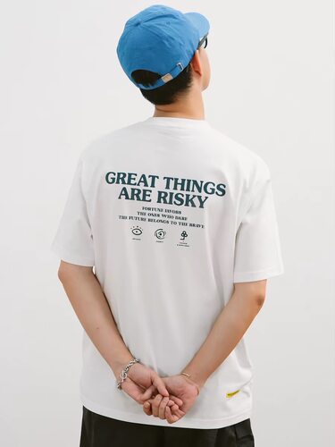 DAKYAM(达人) 2026S/S  Great Takes Risk 美好得来不易短袖TEE恤