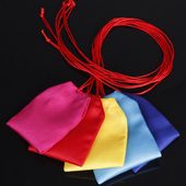 红色挂脖小香包古风香囊空袋驱蚊宝宝随身胎毛荷包锦囊袋印logo