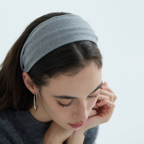 日韩休闲时髦宽边发箍女简约复古