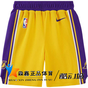 NIKE/耐克NBA婴童洛杉矶湖人队运动短裤HJ7692-728
