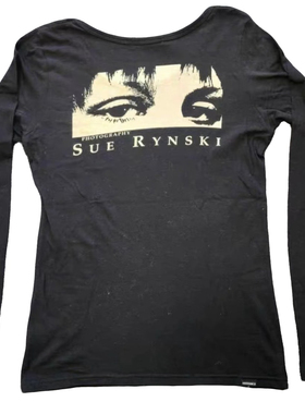 Hysteric Glamour 黑色长袖T恤 乐队摇滚印花长袖