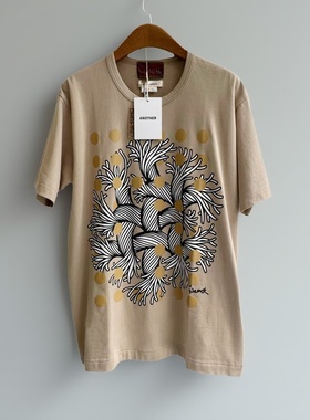 自主 Christopher Nemeth  绳结波点纯棉图案 短袖男女同款