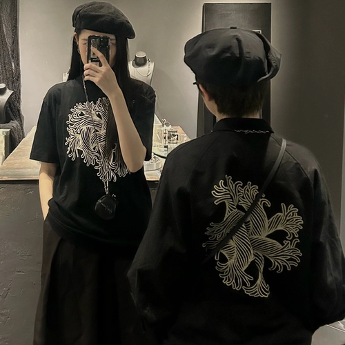 自主 Christopher Nemeth 复古廓形绳结衬衫cleanfit男女长袖外套