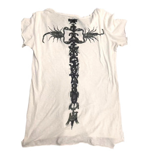 LGB 稀有天蝎短袖T恤 白色印花休闲白色上衣