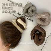 睡觉神器加棉枕头睡眠发圈女卷发不伤发头发皮筋头绳发饰高级发绳