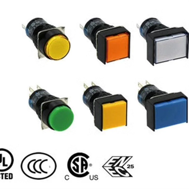 IDEC和泉AB6-M A2 AB6H AB6M AB6Q-M2GC m2RC A2YC W 6脚按钮开关