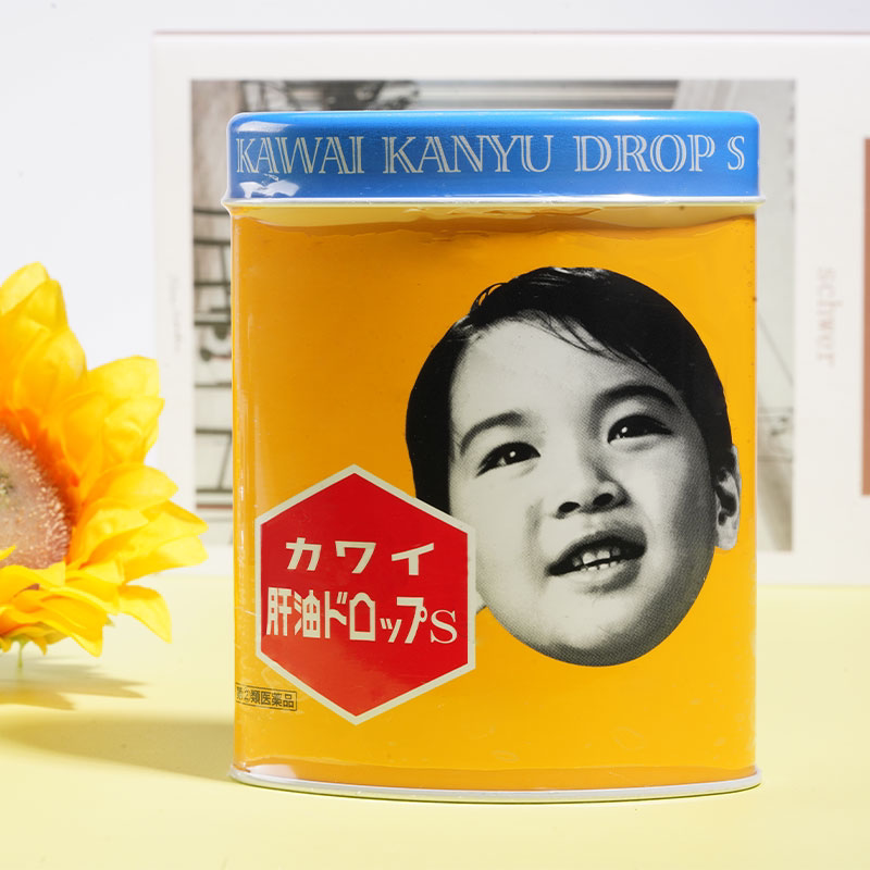 kawai日本卡哇伊肝油钙丸 肝油丸维a d (香蕉味) 300粒裝儿童补钙