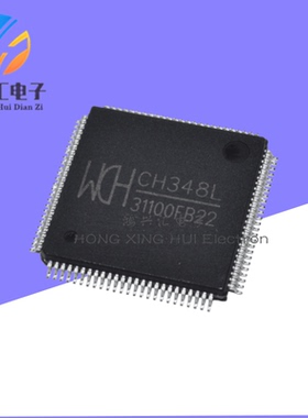 全新原装 CH348L 封装LQFP-100 USB转8串口芯片