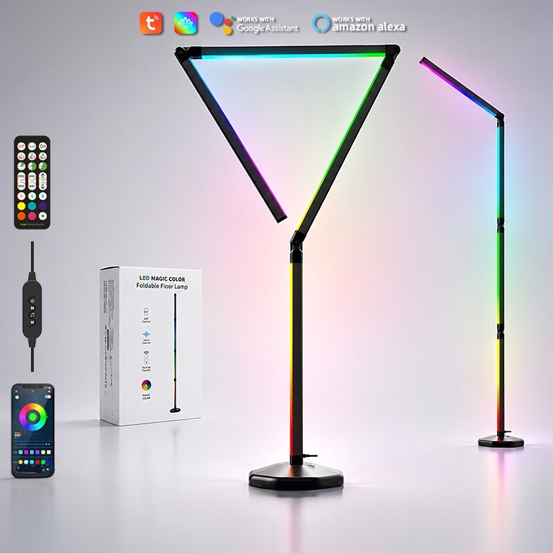 曈眬光电DIY照明落地灯声控节奏2CCT蓝牙涂鸦WIFI可调光氛围灯