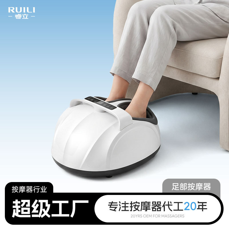 按摩足疗机家用电动气囊全包裹空气波足底热敷全自动脚足部按摩器