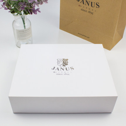 janus婴儿宝宝满月周岁精美礼品盒新生儿送礼包装盒北欧简约创意