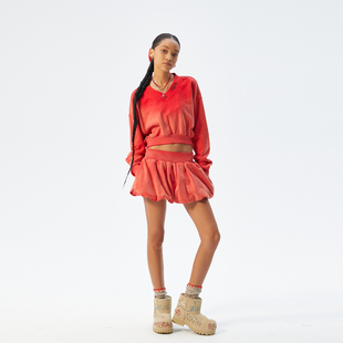 满天星烫钻花苞裙 美式 AJPG25 240