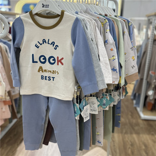 新舒绒棉瑁恩帽爱衣拉拉冬款男童磨毛加厚保暖内衣套装暖姜热力棉