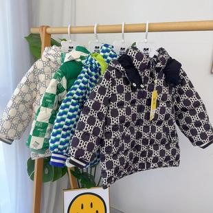 衣拉拉瑁恩瑁爱冬新款男童厚羽绒服90绒白鸭绒加厚保暖安心羽绒