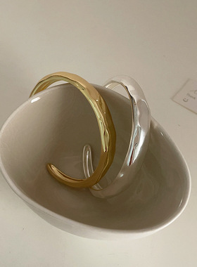 不规则金属手镯女高级感小众