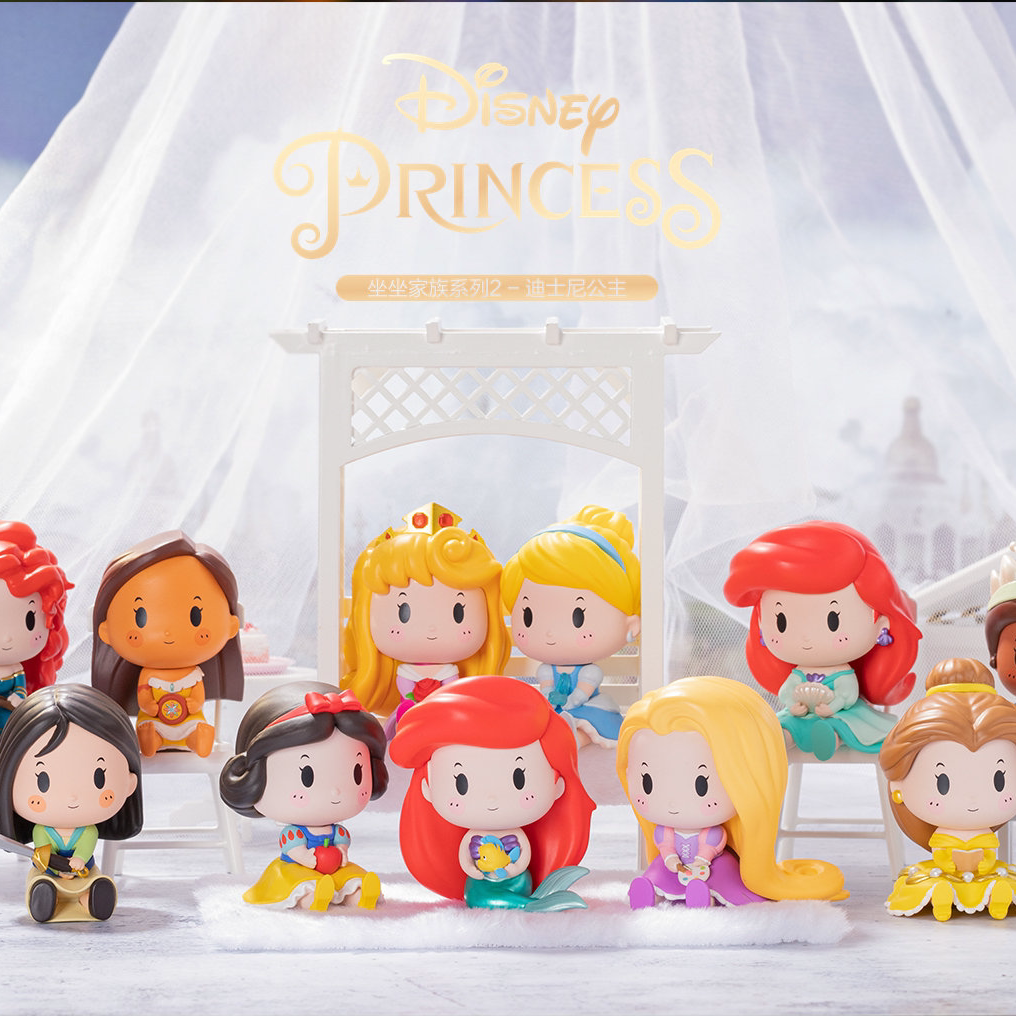 popmart迪士尼公主盲盒泡泡玛特茉莉爱丽儿爱洛蒂安娜莫阿娜木兰