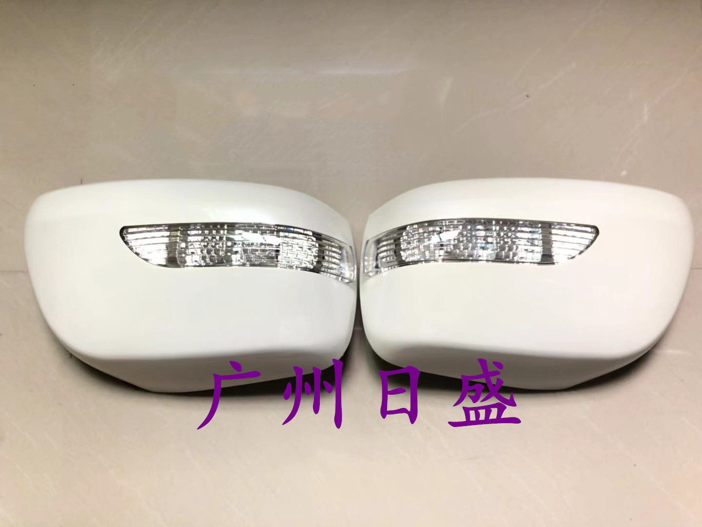 08-15款兰德酷路泽陆巡5700 LC200倒车镜装饰盖 倒车镜壳改装带灯