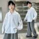 韩版 男孩印花衬衫 春秋装 新款 中大童外套 2026春季 专柜品牌男童衬衫