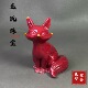 朱砂九尾狐摆件紫金砂手把件精致书房客厅居家摆台直播货源厂批发