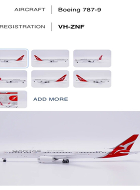 JC Wings 1:400 XX40367 Qantas 澳洲航空 Boeing 787-9 Dreamlin