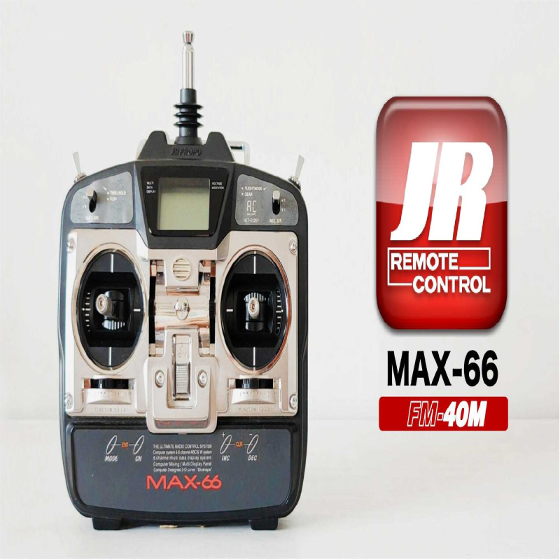 JR PROPO Max-66航空模型遥控器，单发射机，不包含接收机、舵机