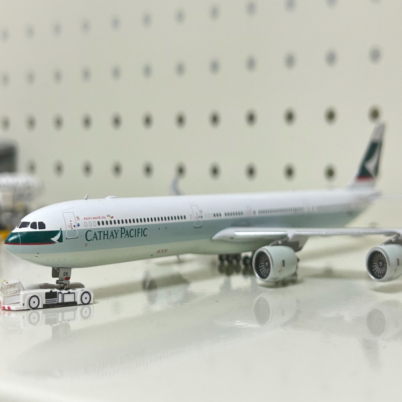 【稀有】出ph国泰航空340-600注册号：B- HQB非常漂亮的大法棍