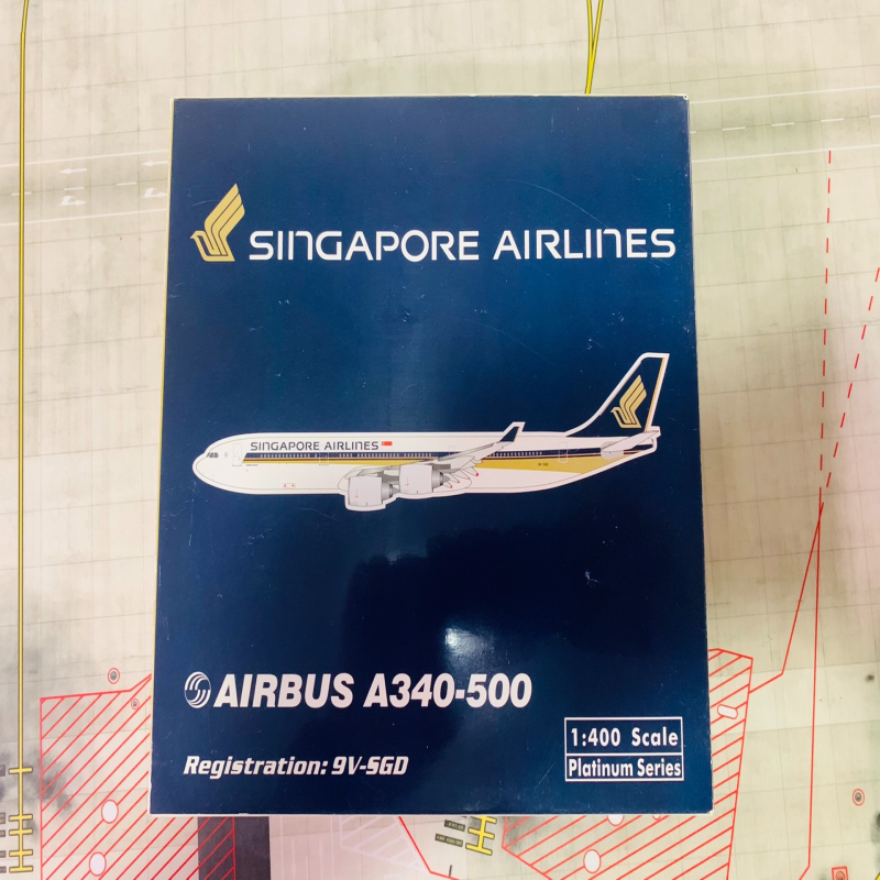 Phoenix PH 新加坡航空 A340-5009V-SGD绝版老货，盒藏未拆摆，