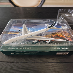 phoenix 国泰航空747-467 B-LIA1/400 合金飞机模型,全新盒藏,