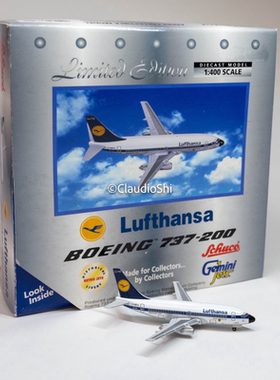 GeminiJets（GJ） 1/400 Lufthansa 汉莎航空 737-200 D-ABFX 稀