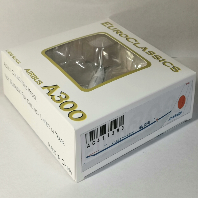 AC 1/400 北欧航空A300蓝腰线旧涂装基本无暇，完美主义绕道本条