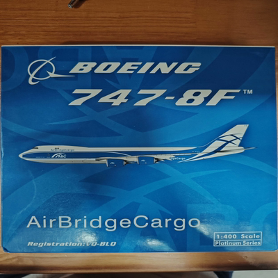 可议价Phoenix 1/400飞机模型 空桥货运航空波音747-8F  VQ-BLQ