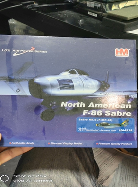 HM ha4319，美国F86佩刀战斗机，现代德国空军涂装，1961，柜蔵