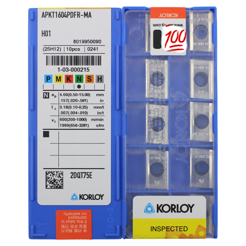 韩国KORLOY克劳伊APKT1135PDFR/1604PDFR-MA/MA3 R0.8 H01铜铝塑,五金/工具,数控刀片/刀粒,淘宝优惠券,粉丝福利购,淘宝优惠卷