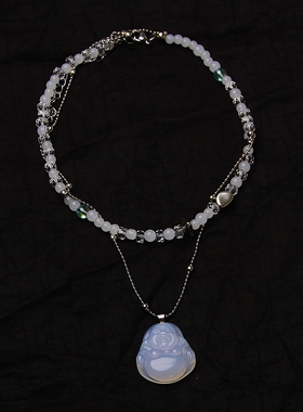 承李李原创设计弥勒佛吊坠