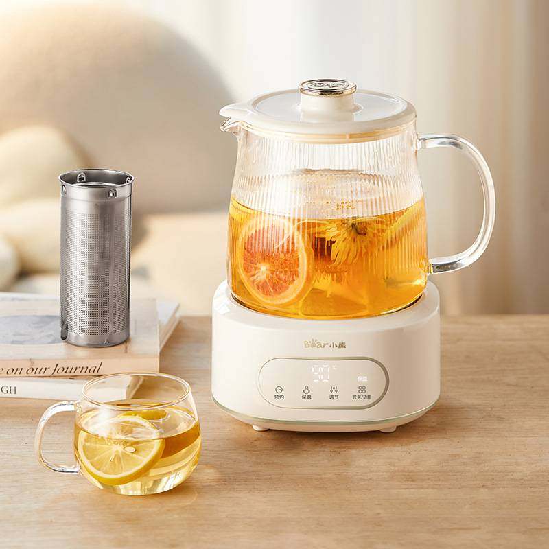 官方正品牌小熊全玻璃养生壶YSH-H15L2家用烧水壶办公室煮茶壶纯,厨房电器,养生壶/煎药壶/养生杯,淘宝优惠券,粉丝福利购,淘宝优惠卷