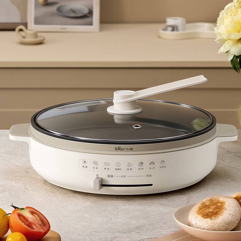 官方正品牌小熊电饼铛DBC-H16U5家用加深加大新款烙饼锅烤面煎饼