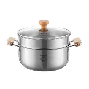 官方小熊汤锅CP-JG010家用316L食品级不锈钢锅加厚蒸锅煮锅无涂层