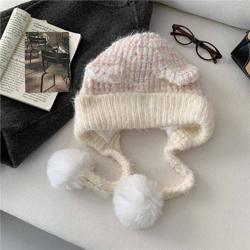 。费尔岛针织雷锋帽女款保暖护耳东北防风防寒骑车加厚毛线秋冬帽,服饰配件/皮带/帽子/围巾,帽子,淘宝优惠券,粉丝福利购,淘宝优惠卷